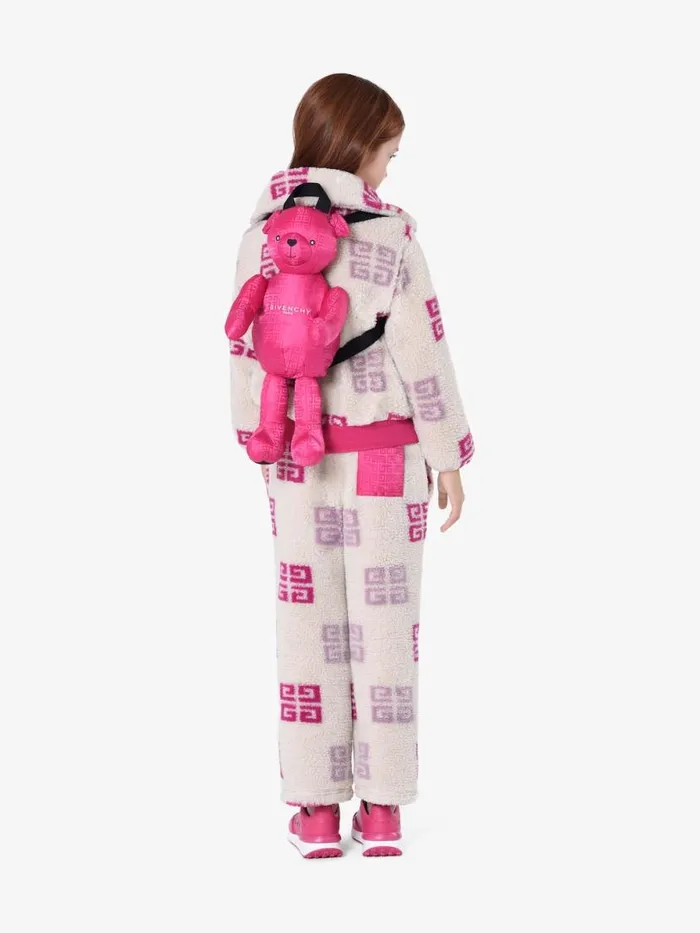 WomenMen Girl 4 To 12 Years Givenchy Teddy Bear In 4G Jacquard Deep Pink