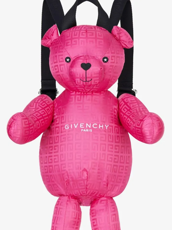 WomenMen Girl 4 To 12 Years Givenchy Teddy Bear In 4G Jacquard Deep Pink