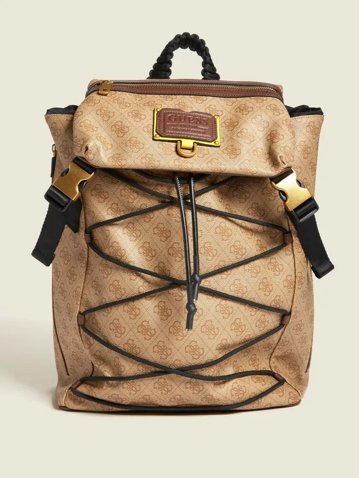 WomenMen GUESS Salameda Backpack Bamboo Handbags