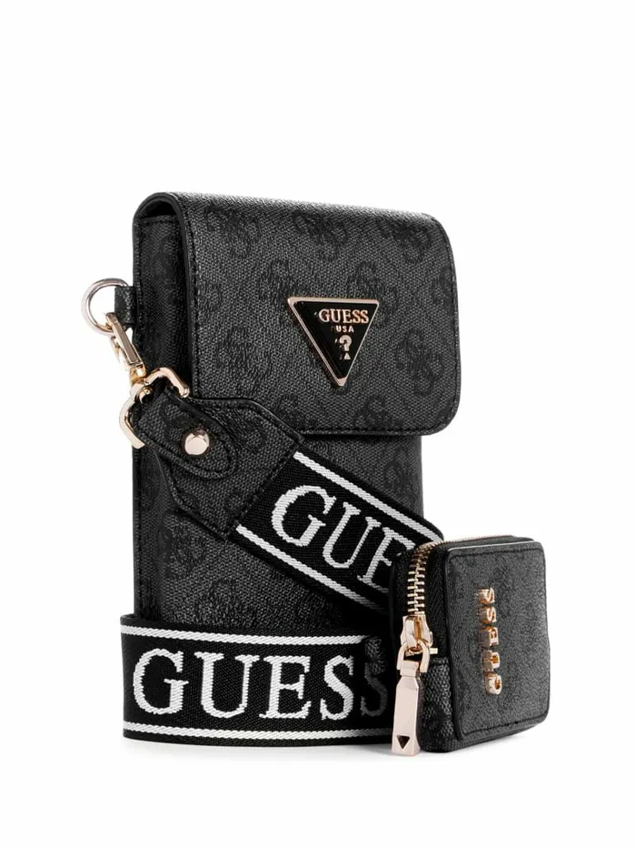 WomenMen Handbags GUESS Latona Quattro G Mini Phone Crossbody Cloud Wash WomenMen Handbags GUESS Latona Quattro G Mini Phone Crossbody Cloud Wash