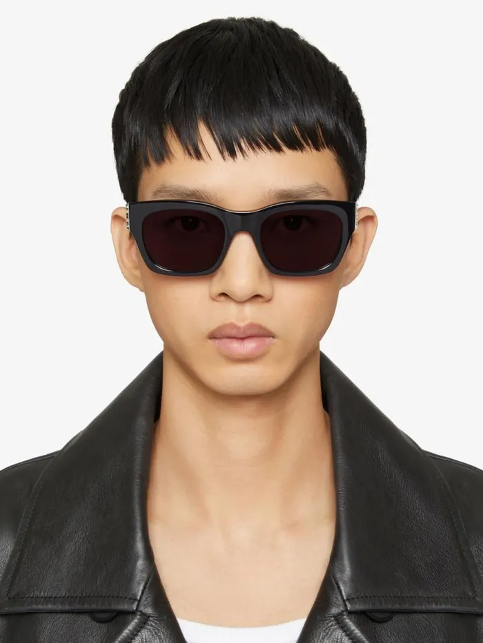 WomenMen Sunglasses Givenchy 4G Unisex Sunglasses In Acetate Black WomenMen Sunglasses Givenchy 4G Unisex Sunglasses In Acetate Black