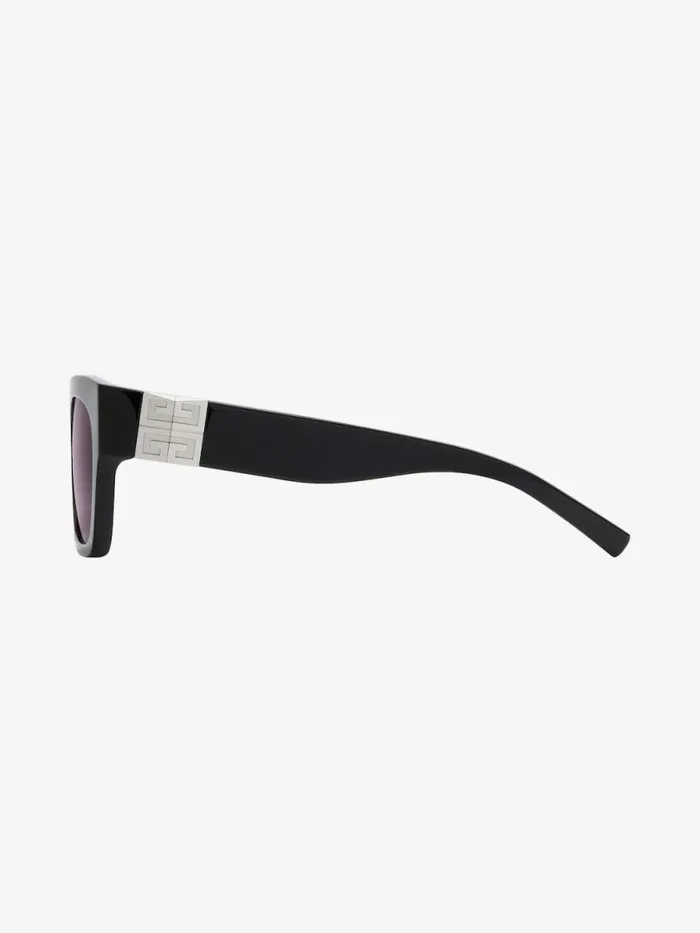 WomenMen Sunglasses Givenchy 4G Unisex Sunglasses In Acetate Black WomenMen Sunglasses Givenchy 4G Unisex Sunglasses In Acetate Black