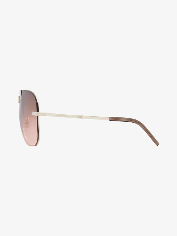 WomenMen Sunglasses Givenchy 4GEM Unisex Sunglasses In Metal Browngolden