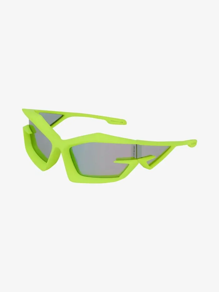WomenMen Sunglasses Givenchy Giv Cut Unisex Injected Sunglasses Fluo Yellow