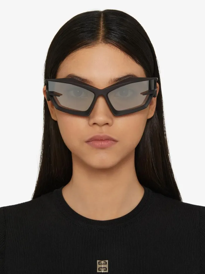 WomenMen Sunglasses Givenchy Giv Cut Unisex Sunglasses In Nylon Blacksilvery WomenMen Sunglasses Givenchy Giv Cut Unisex Sunglasses In Nylon Blacksilvery
