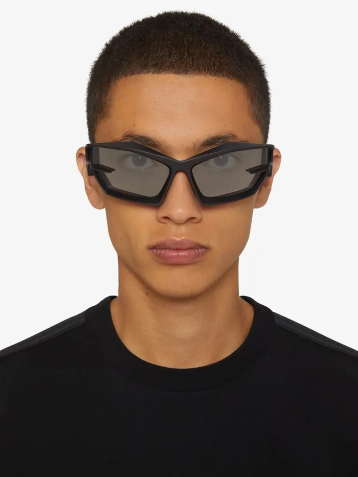 WomenMen Sunglasses Givenchy Giv Cut Unisex Sunglasses In Nylon Blacksilvery WomenMen Sunglasses Givenchy Giv Cut Unisex Sunglasses In Nylon Blacksilvery