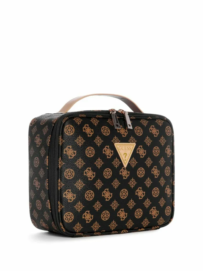 WomenMen Wilder Peony Cosmetic Case Brown Luggage and Travel Bags GUESS WomenMen Wilder Peony Cosmetic Case Brown Luggage and Travel Bags GUESS