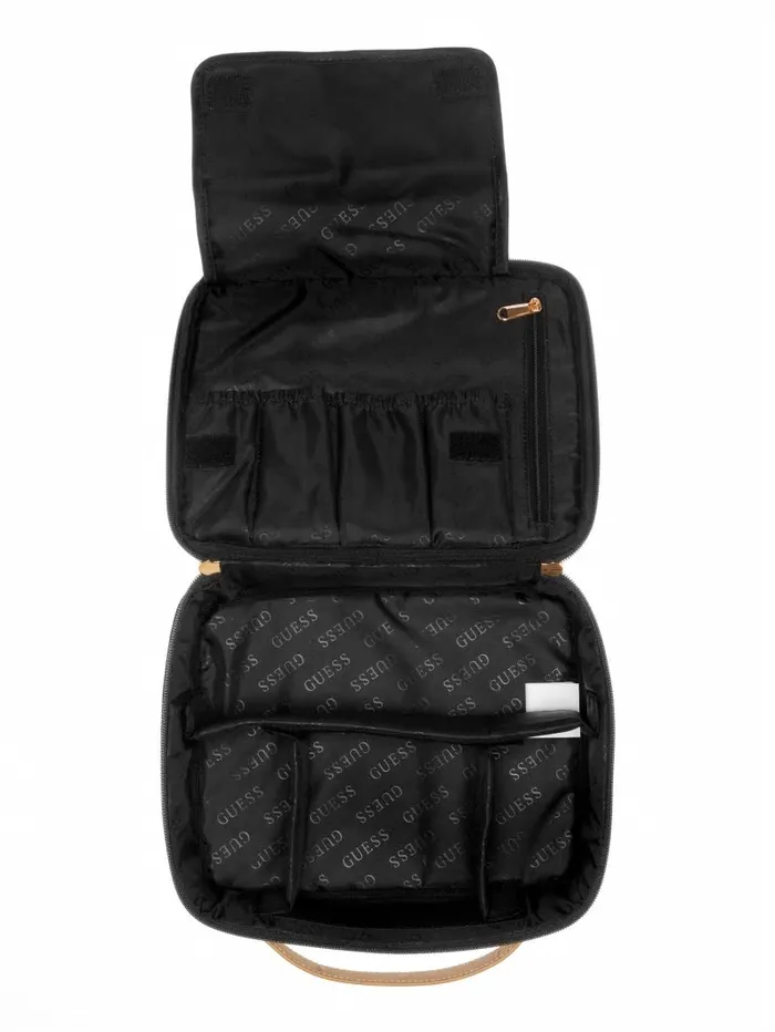 WomenMen Wilder Peony Cosmetic Case Brown Luggage and Travel Bags GUESS WomenMen Wilder Peony Cosmetic Case Brown Luggage and Travel Bags GUESS