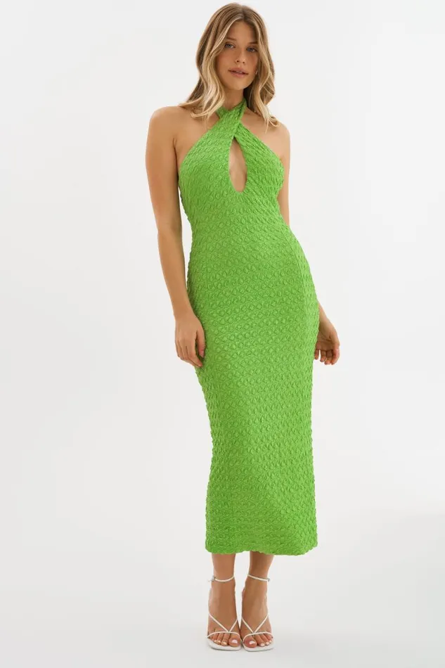 Women MILCA Halterneck Dress Kelly Green LAMARQUE Dresses