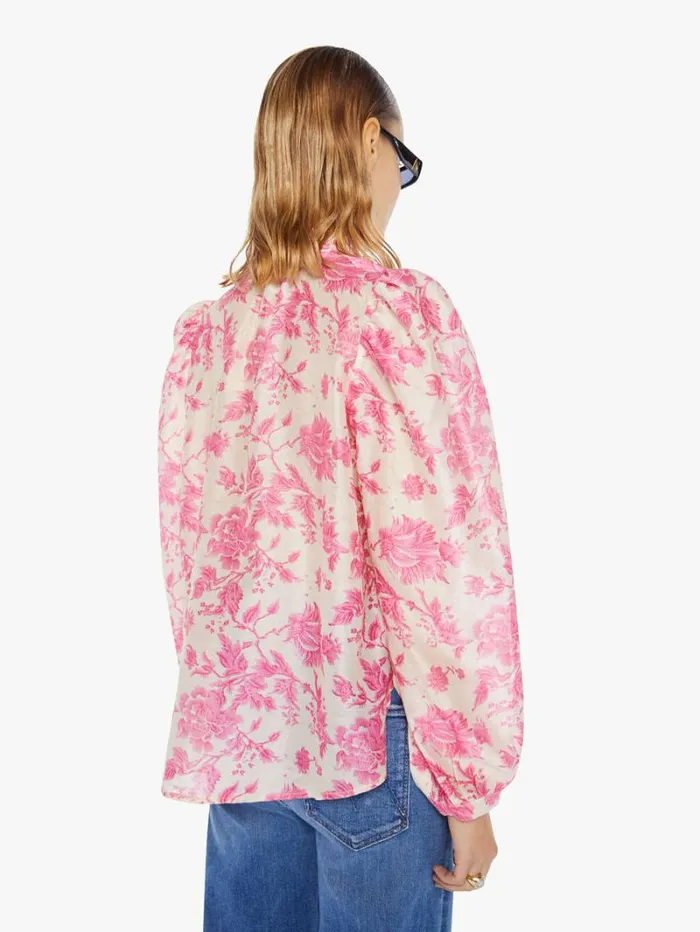 Women Mother Denim Annabel Shirt Pink Baroque