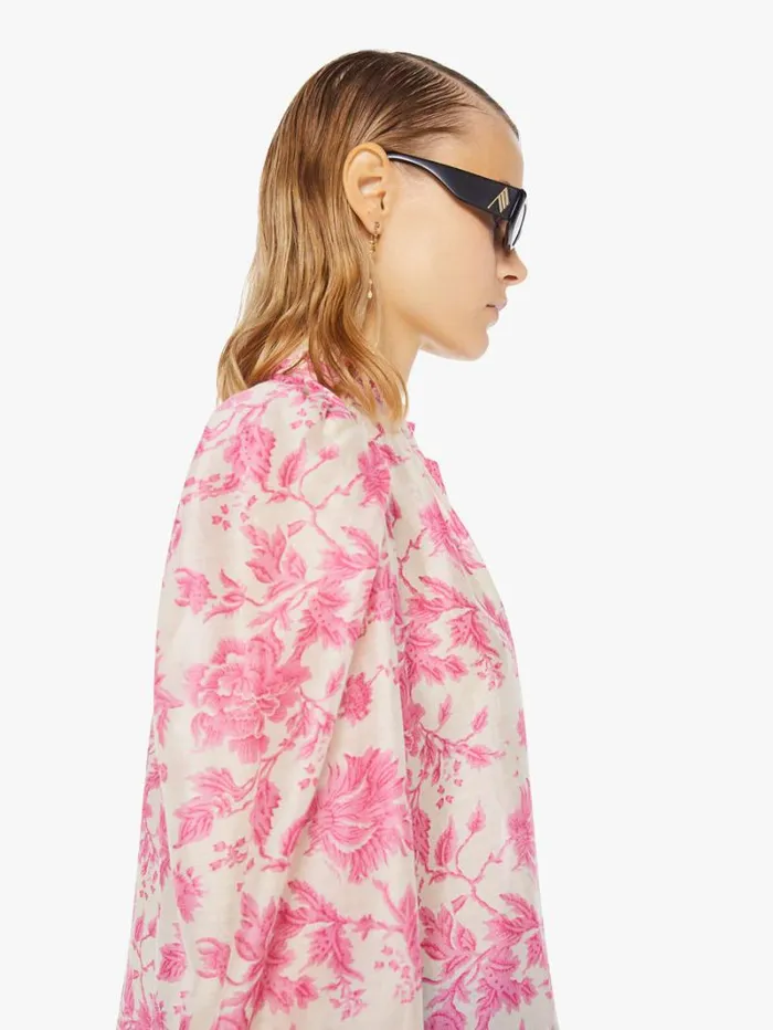 Women Mother Denim Annabel Shirt Pink Baroque