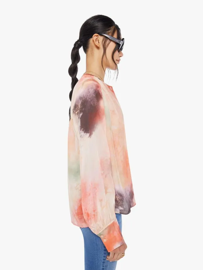 Women Mother Denim Celia Shirt Wild Rose