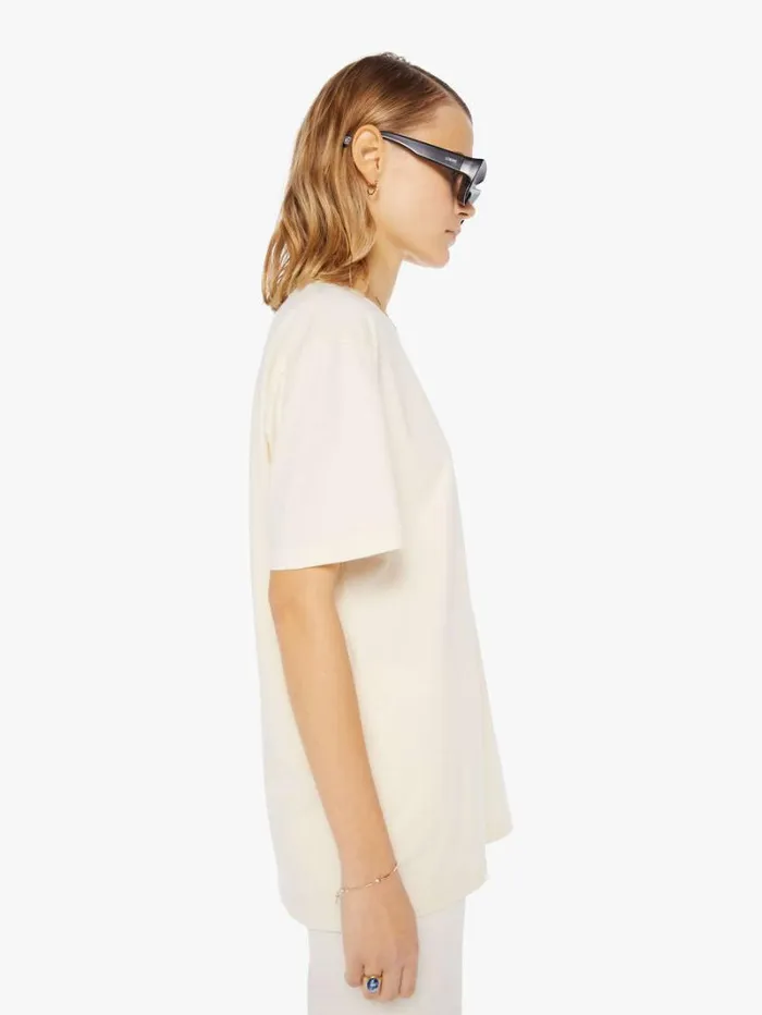 Women Mother Denim Dantas Tee Boat Ecru