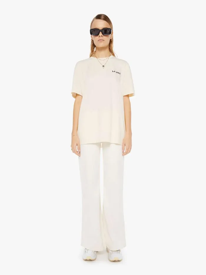 Women Mother Denim Dantas Tee Boat Ecru