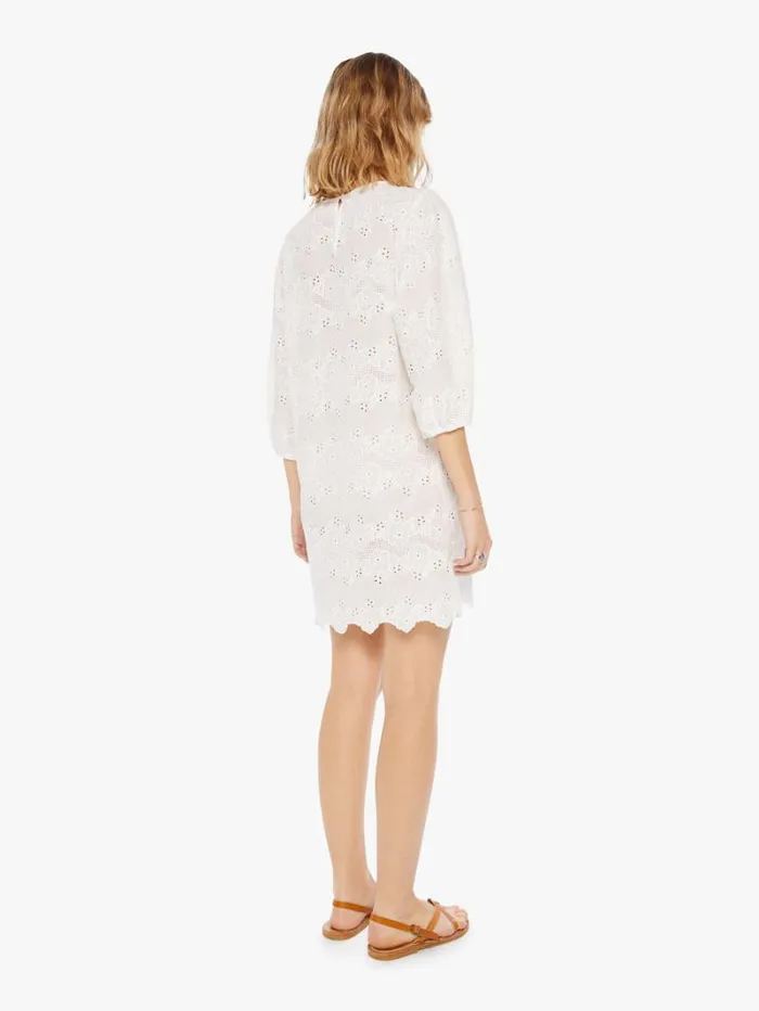 Women Mother Denim Lisa Dress Geranium Milk