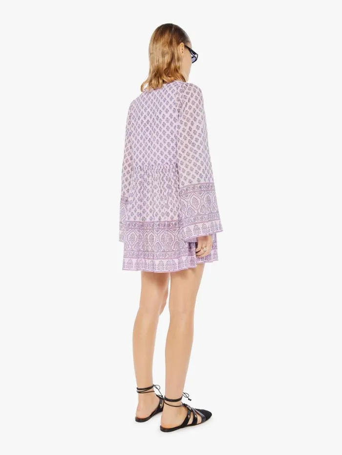 Women Mother Denim Silvie Dress Purple Lilac