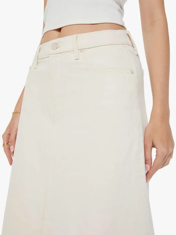 Women Mother Denim The Down Low Spinner Midi Act Natural