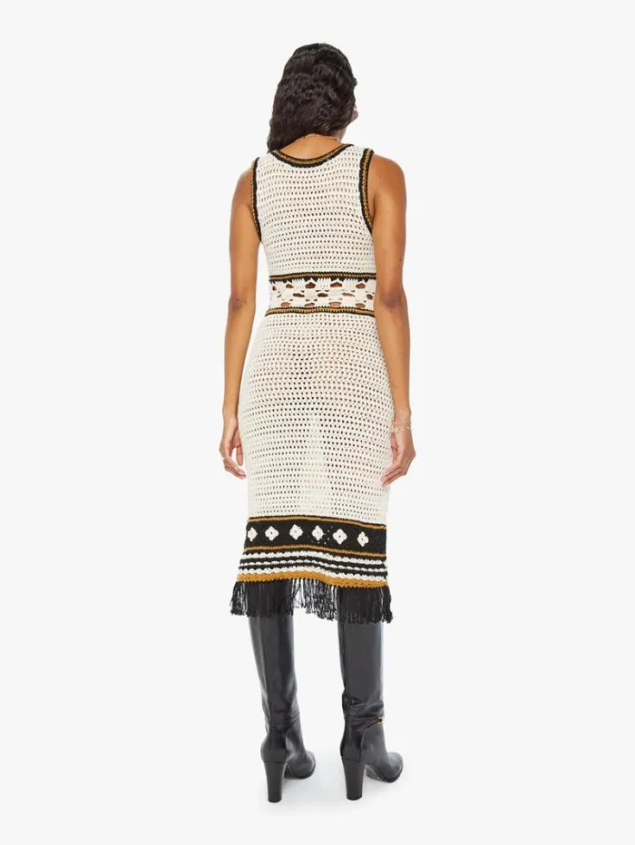 Women Mother Denim The Frayed Edge Dress Sand Dune Women Mother Denim The Frayed Edge Dress Sand Dune