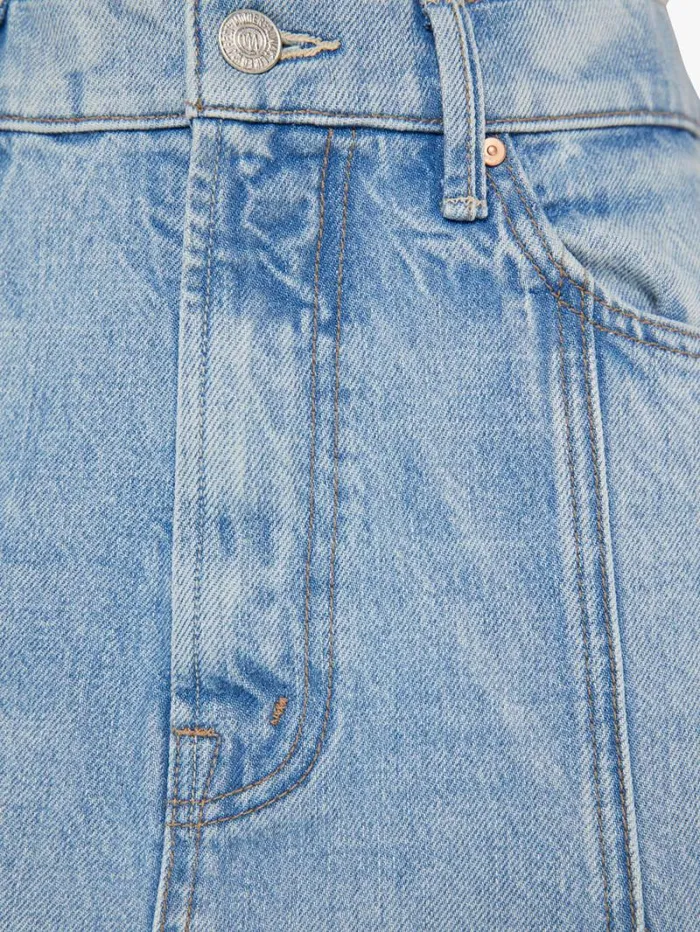 Women Mother Denim The Half Swing Fray Silent Treatment