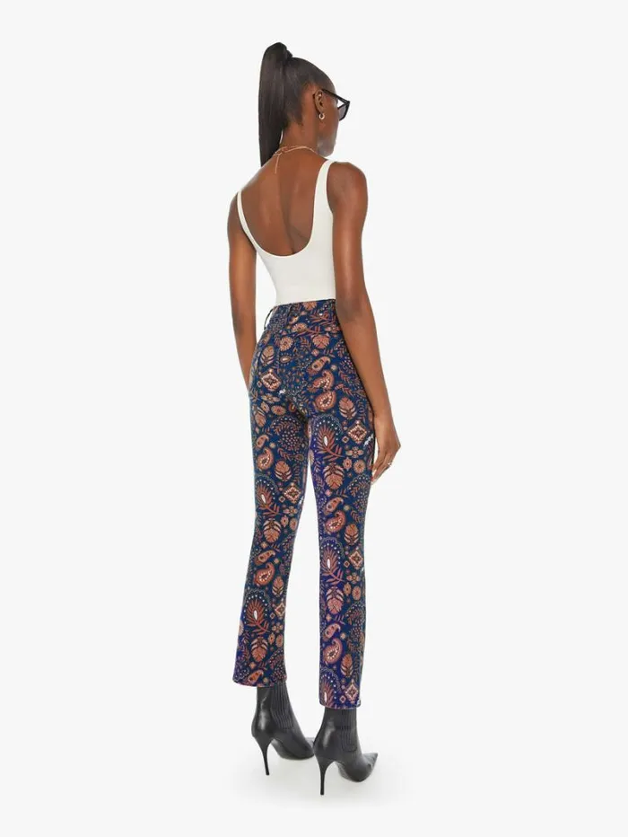 Women Mother Denim The Hustler Flood Henna Happiness