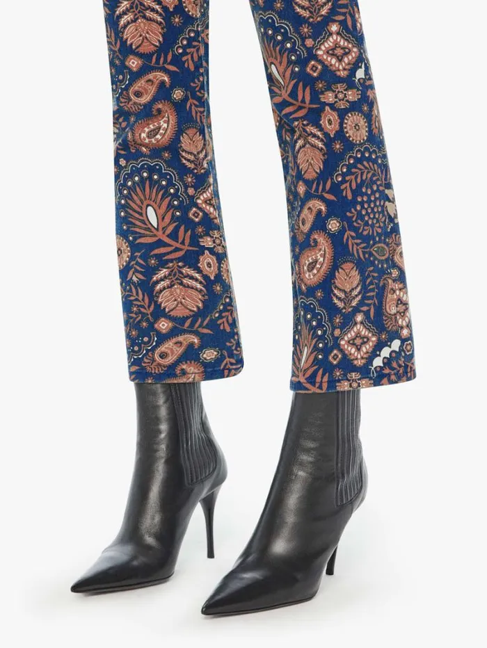 Women Mother Denim The Hustler Flood Henna Happiness