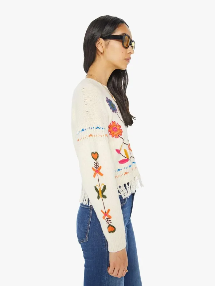 Women Mother Denim The Itsy Jumper Fringe Little Trinket