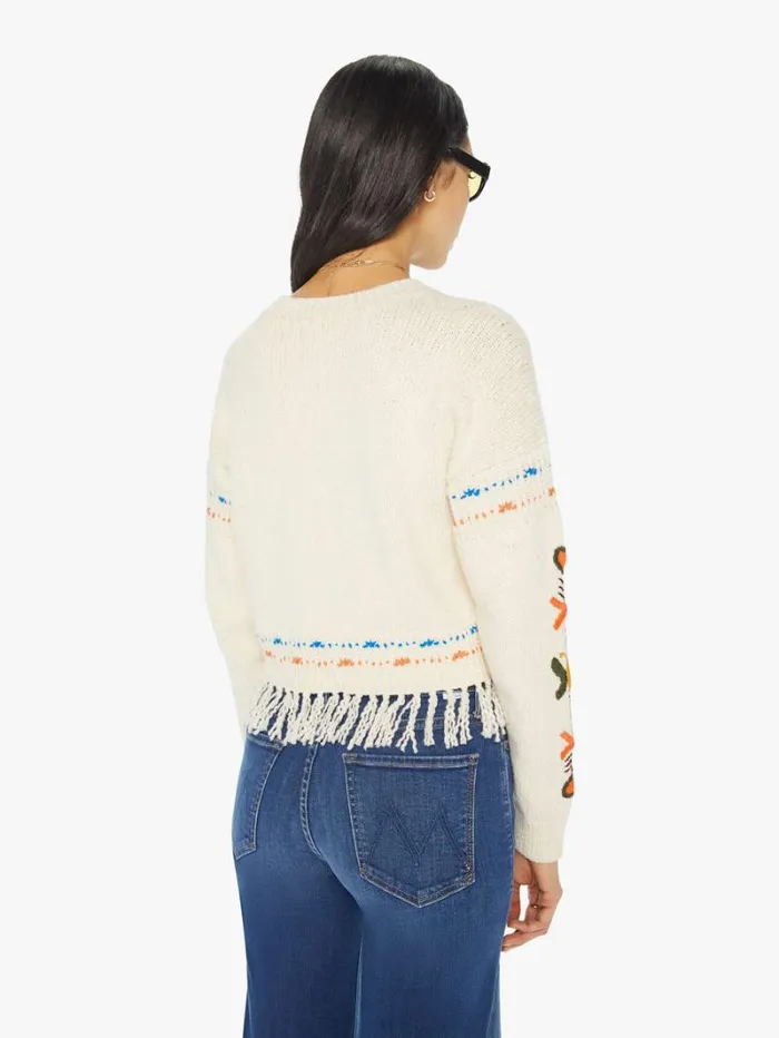 Women Mother Denim The Itsy Jumper Fringe Little Trinket