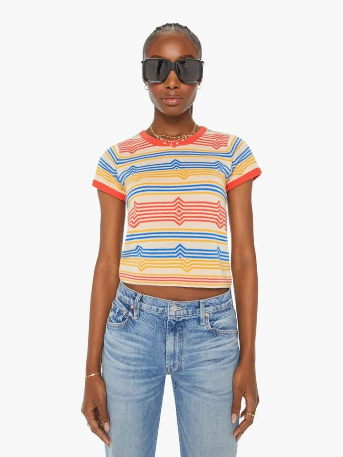 Women Mother Denim The Itty Bitty Scoop Twin Peaks