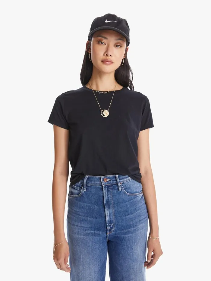Women Mother Denim The Lil Goodie Goodie Black