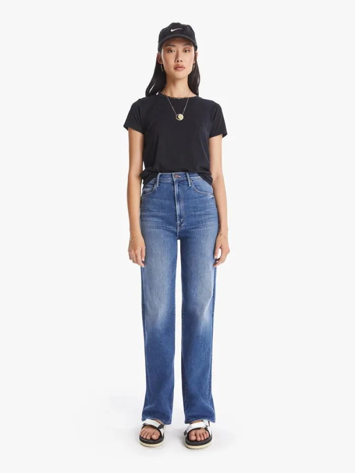 Women Mother Denim The Lil Goodie Goodie Black