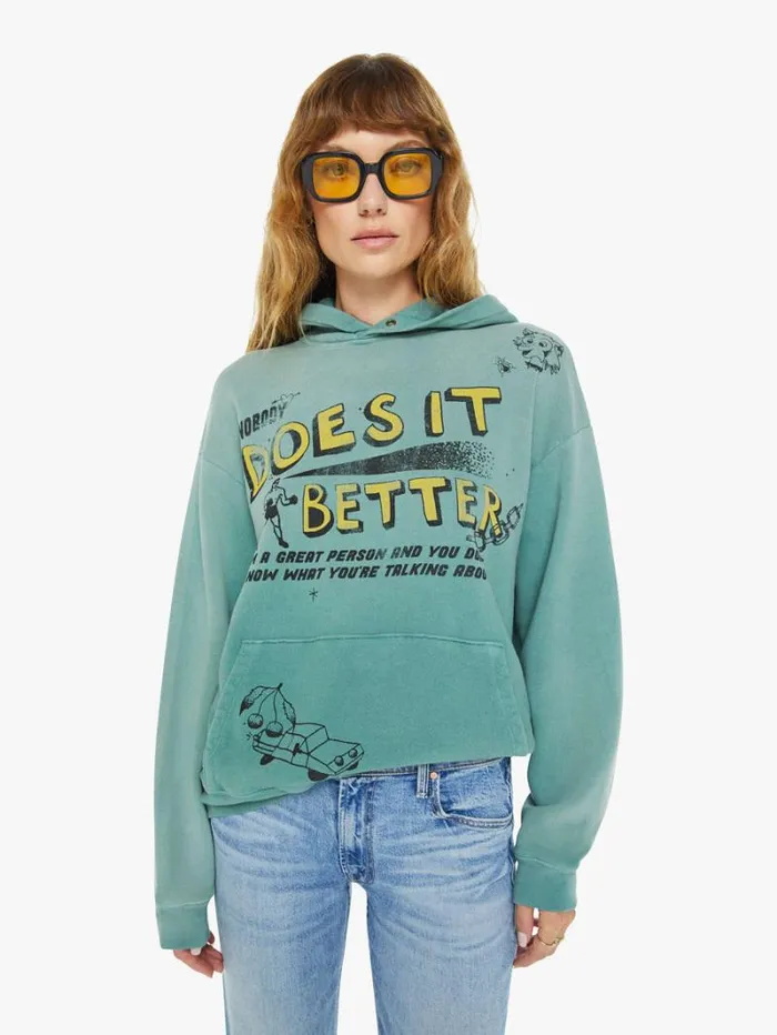 Women Mother Denim The Oversized Hoodie Nobody Does It Better