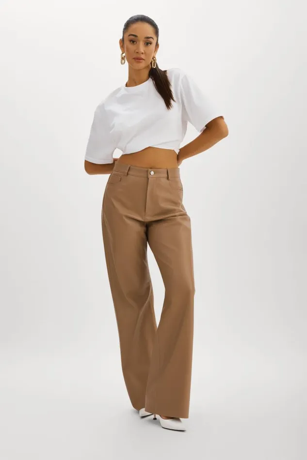 Women NAIA Cropped Tee White LAMARQUE Tops Women NAIA Cropped Tee White LAMARQUE Tops