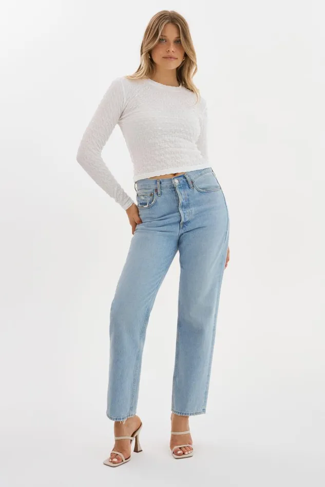 Women NANDRA Longsleeve Top White LAMARQUE Tops Women NANDRA Longsleeve Top White LAMARQUE Tops