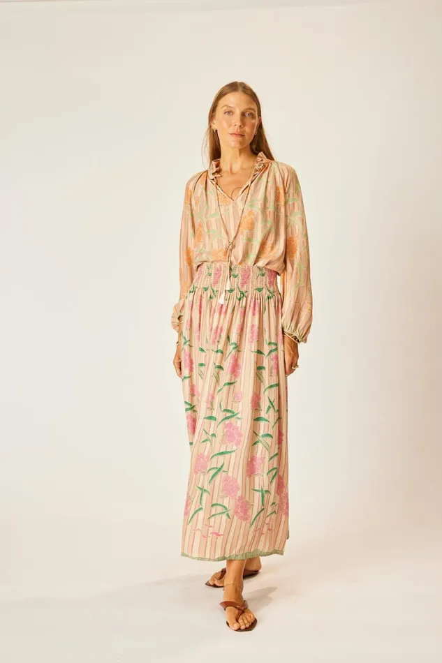 Women Natalie Martin Bottoms Bella Skirt Chamomile Rose
