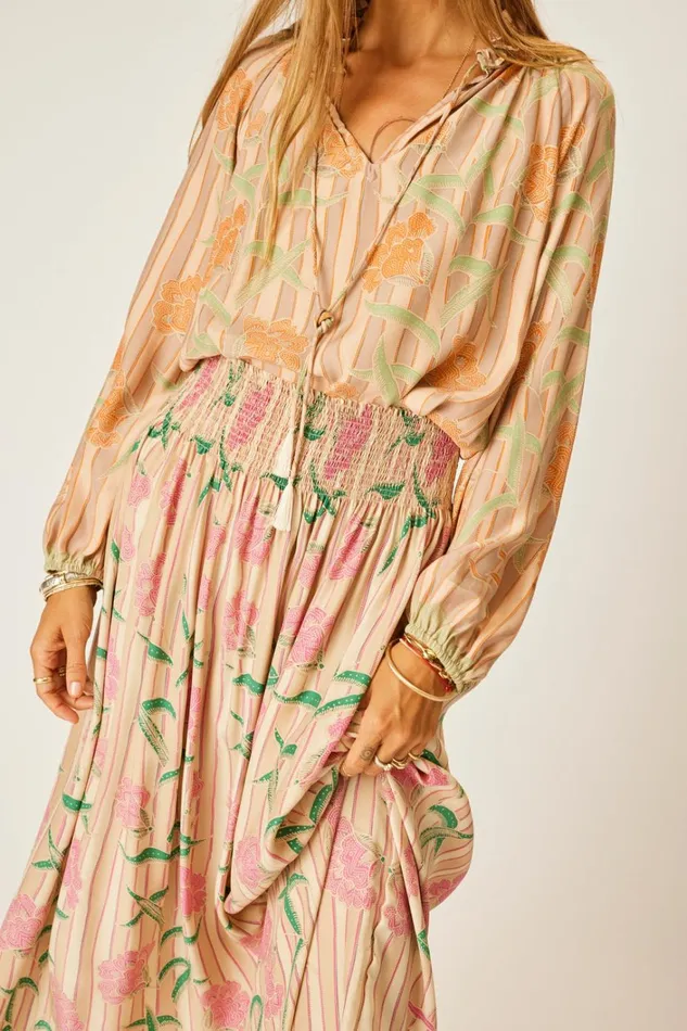 Women Natalie Martin Bottoms Bella Skirt Chamomile Rose