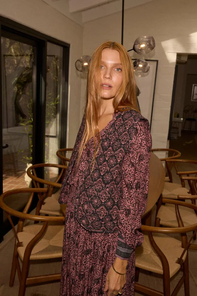 Women Natalie Martin Bottoms Bella Skirt Water Lily Mauve Women Natalie Martin Bottoms Bella Skirt Water Lily Mauve
