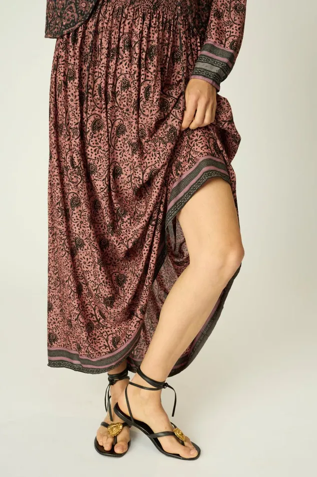 Women Natalie Martin Bottoms Bella Skirt Water Lily Mauve Women Natalie Martin Bottoms Bella Skirt Water Lily Mauve