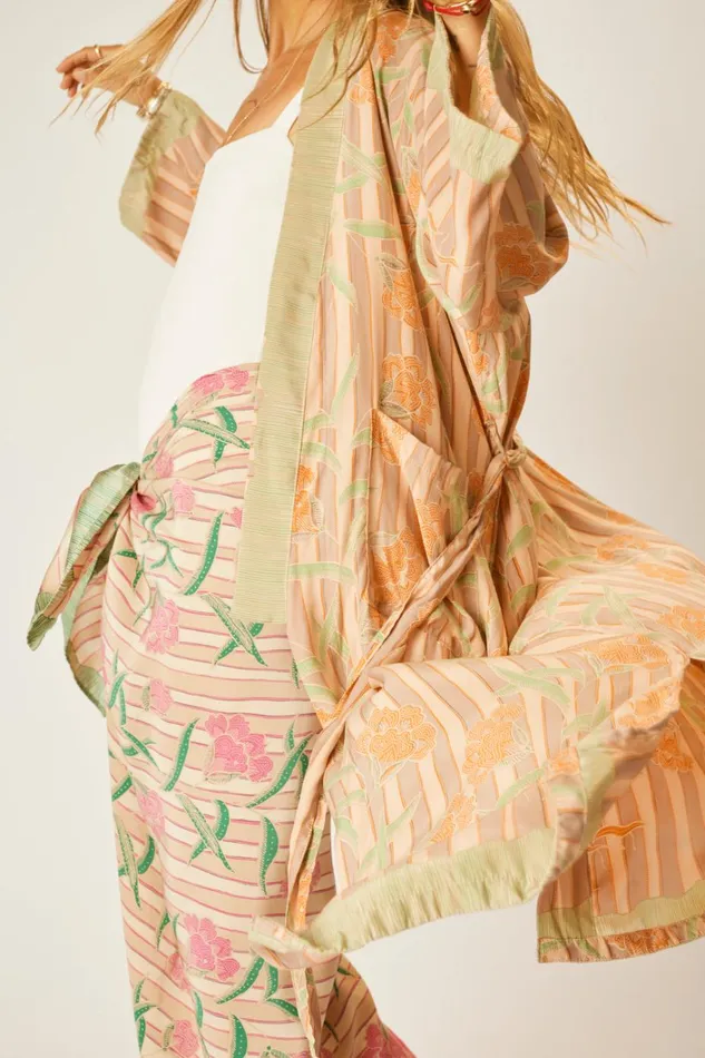 Women Natalie Martin CoverUps Diane Long Robe Chamomile Apricot Women Natalie Martin CoverUps Diane Long Robe Chamomile Apricot