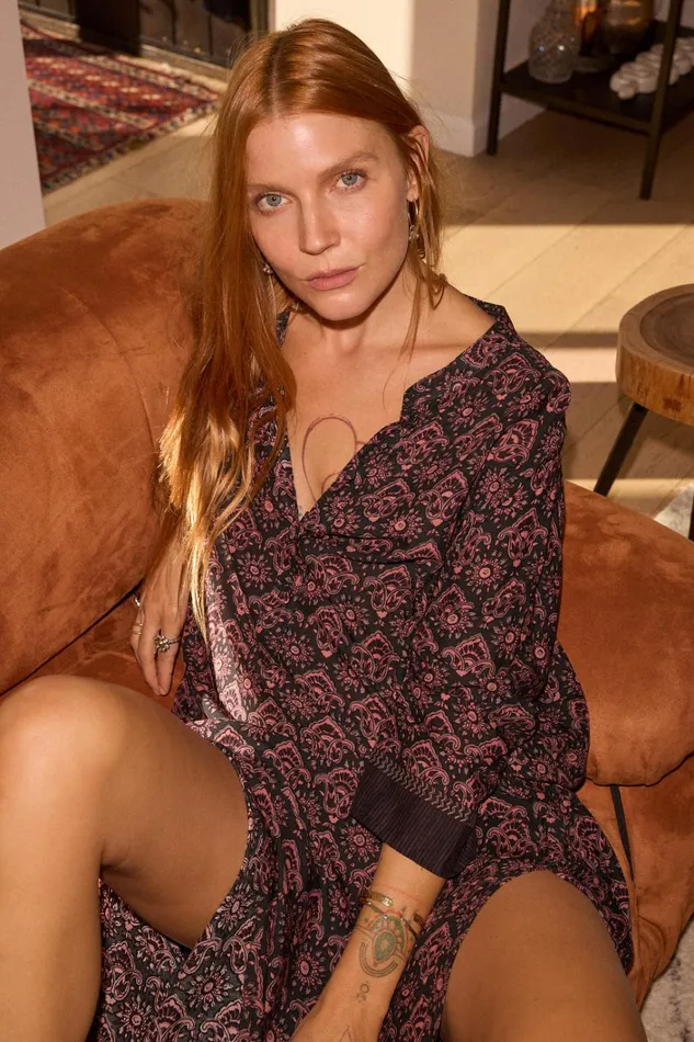Women Natalie Martin CoverUps Isobel Dress Fleurdelis Black