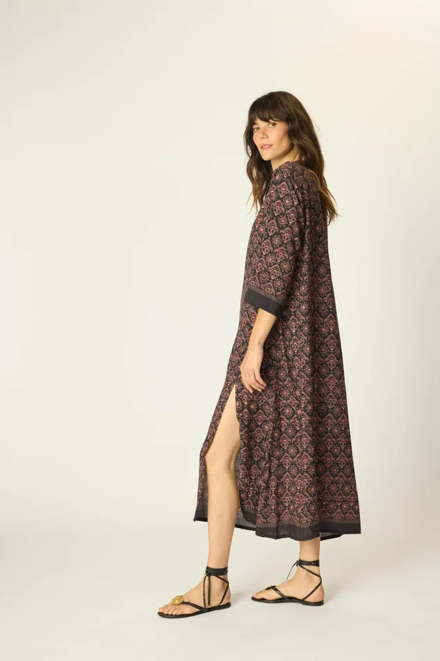 Women Natalie Martin CoverUps Isobel Dress Fleurdelis Black