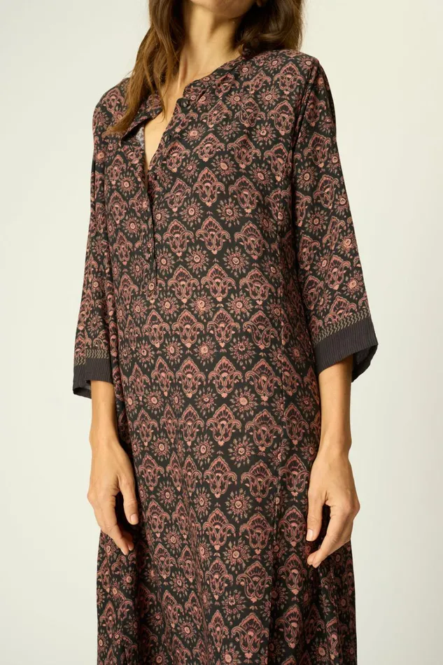 Women Natalie Martin CoverUps Isobel Dress Fleurdelis Black