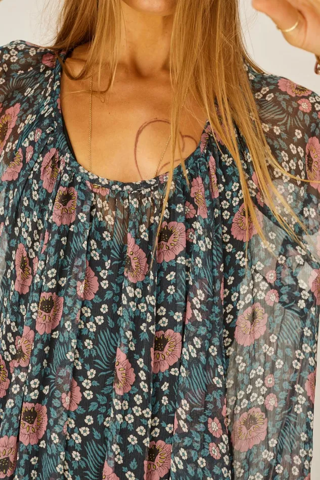 Women Natalie Martin CoverUps Marina Dress Geranium Midnight