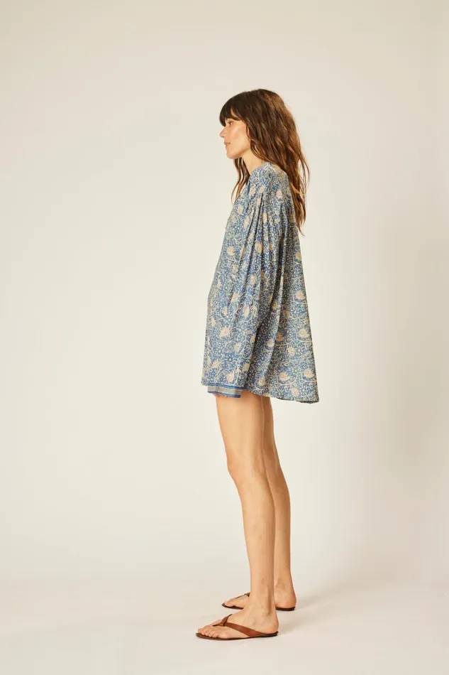 Women Natalie Martin CoverUps Ryan Shirt Unisex Water Lily Blue Women Natalie Martin CoverUps Ryan Shirt Unisex Water Lily Blue