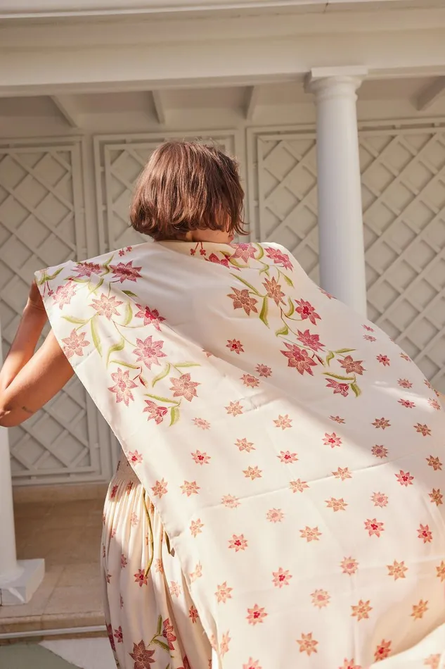 Women Natalie Martin CoverUps Sarong Starflower Cream Women Natalie Martin CoverUps Sarong Starflower Cream