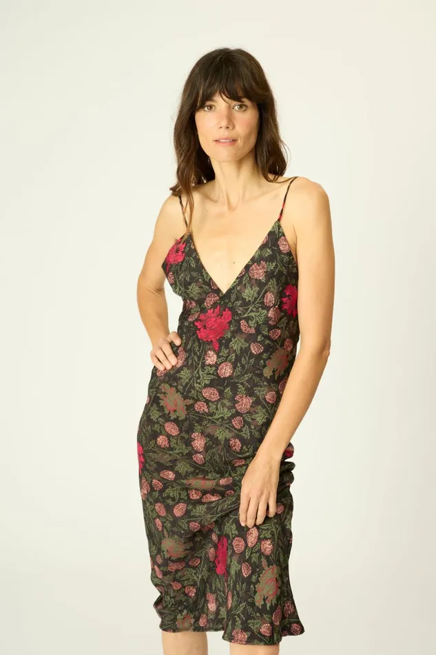 Women Natalie Martin Dresses Eve Slip Dress Lehua Black