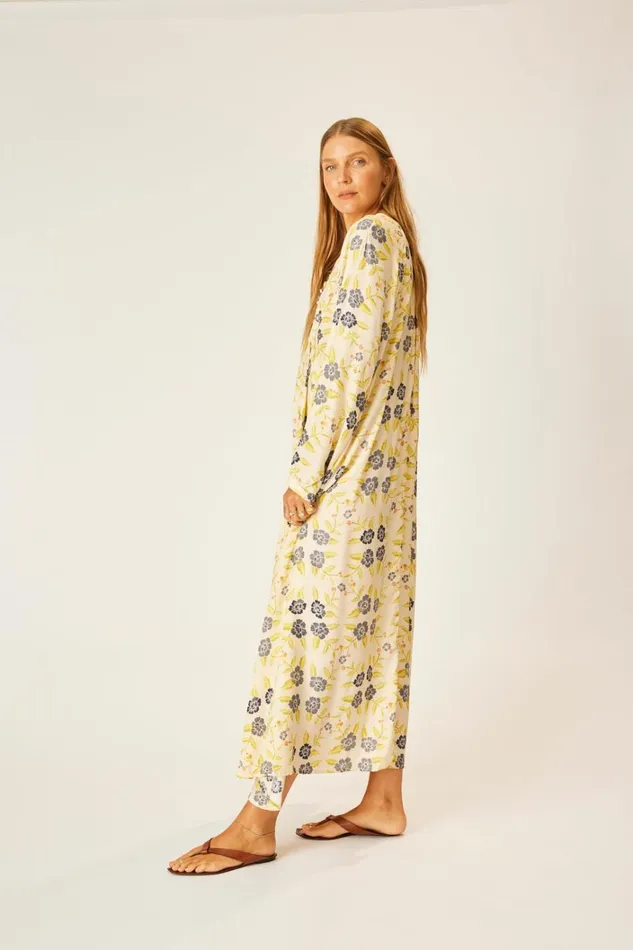 Women Natalie Martin Dresses Fiore Maxi Prairie Indigo