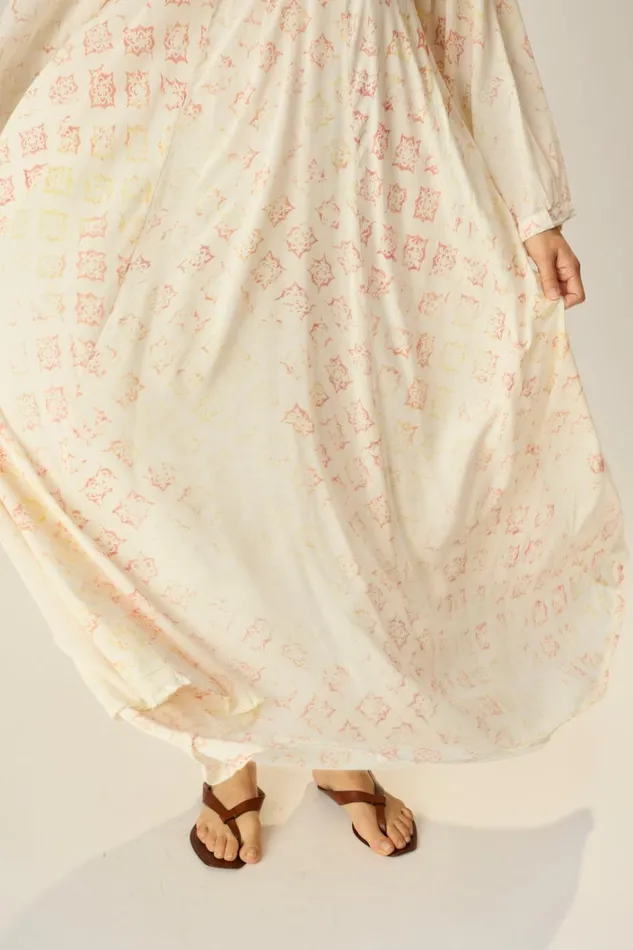 Women Natalie Martin Dresses Fiore Maxi Spanish Tile Sunrise