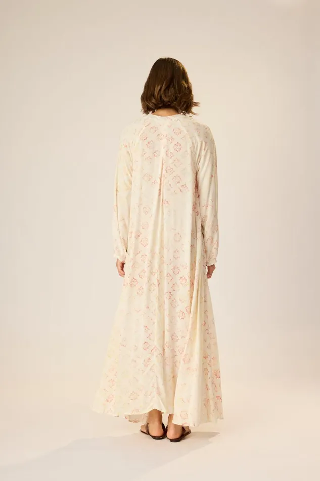 Women Natalie Martin Dresses Fiore Maxi Spanish Tile Sunrise