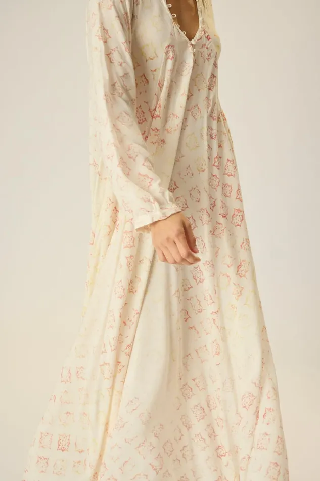 Women Natalie Martin Dresses Fiore Maxi Spanish Tile Sunrise
