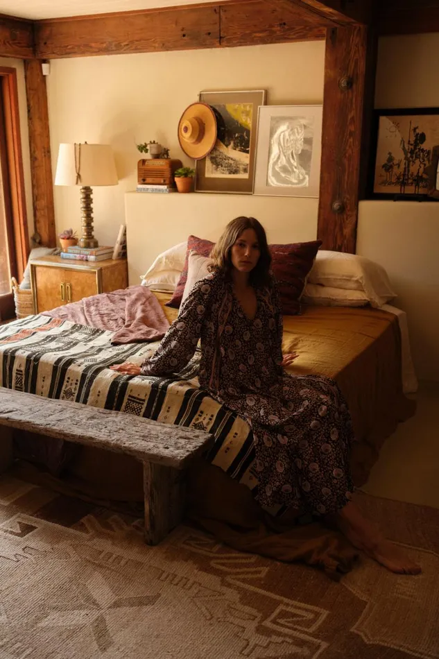 Women Natalie Martin Dresses Fiore Maxi Vintage Flowers Sepia